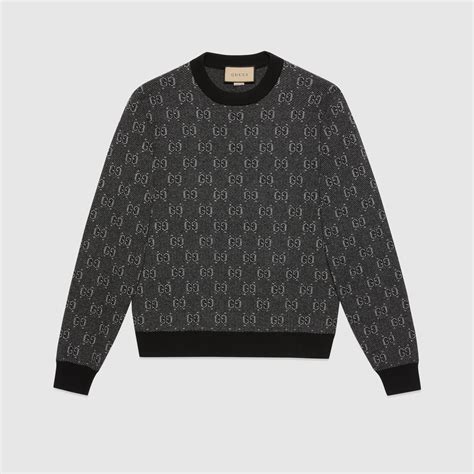 gucci maglione striscie|Gucci Maglione in jacquard e lana bouclé GG.